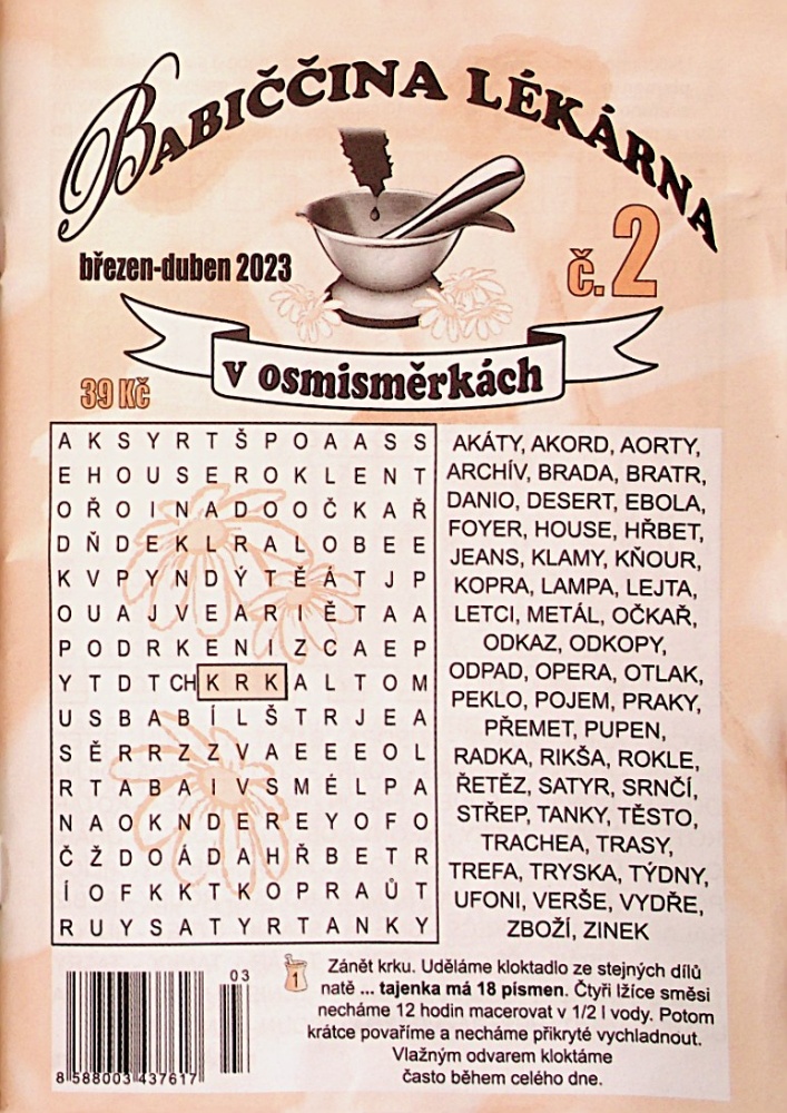 BABICCINA LEKARNA V OSMISMERKA (2/23)