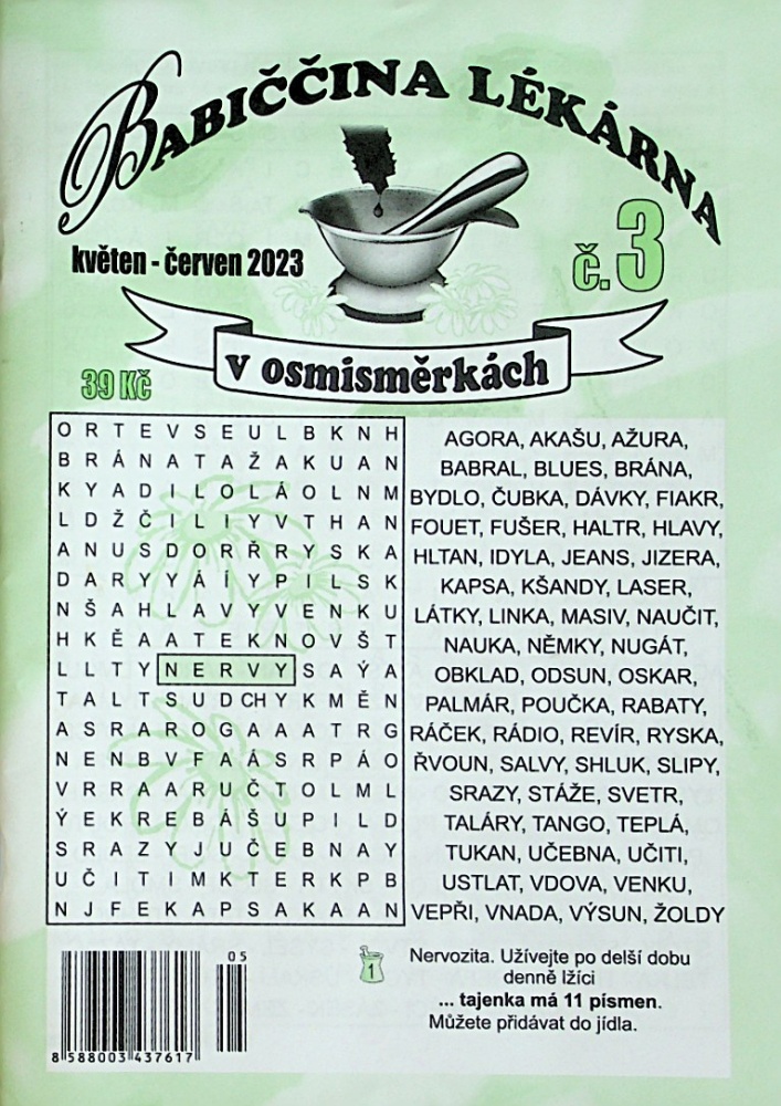 BABICCINA LEKARNA V OSMISMERKA (3/23)