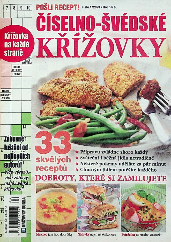 Číselno-švédské křížovky Poš.r (1/23)