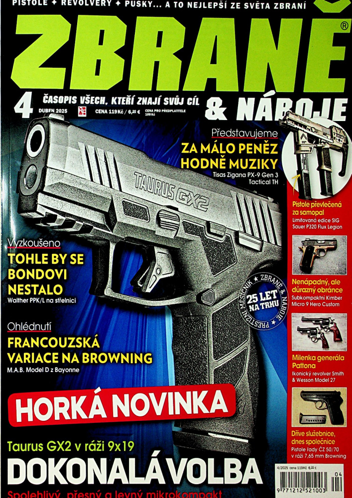 Zbraně a náboje (4/25)