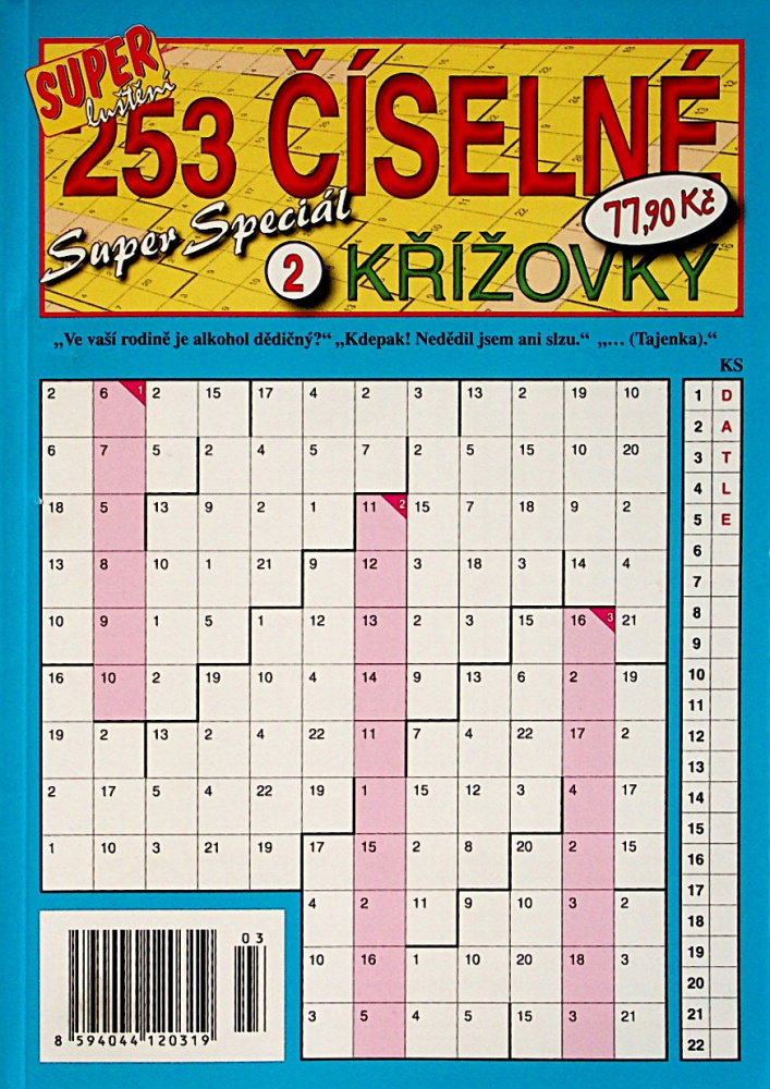 Sup.lus.128 číselné kříž. sp. Sup.lus.128 číselné kříž. sp.