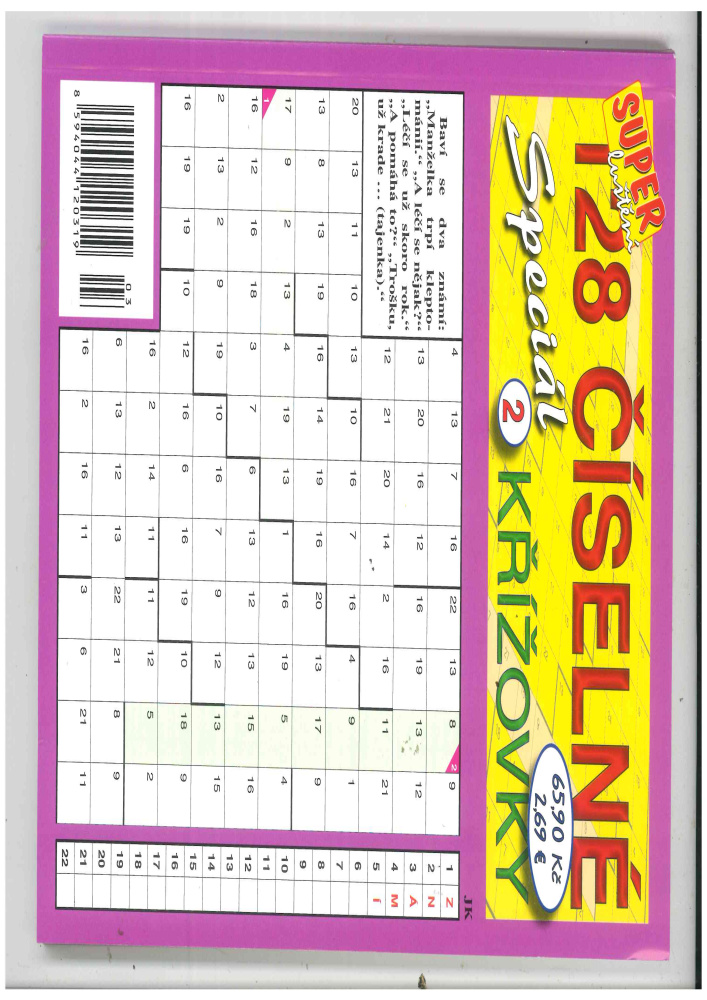 Sup.lus.128 číselné kříž. sp.