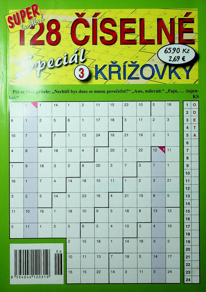 Sup.lus.128 číselné kříž. sp.