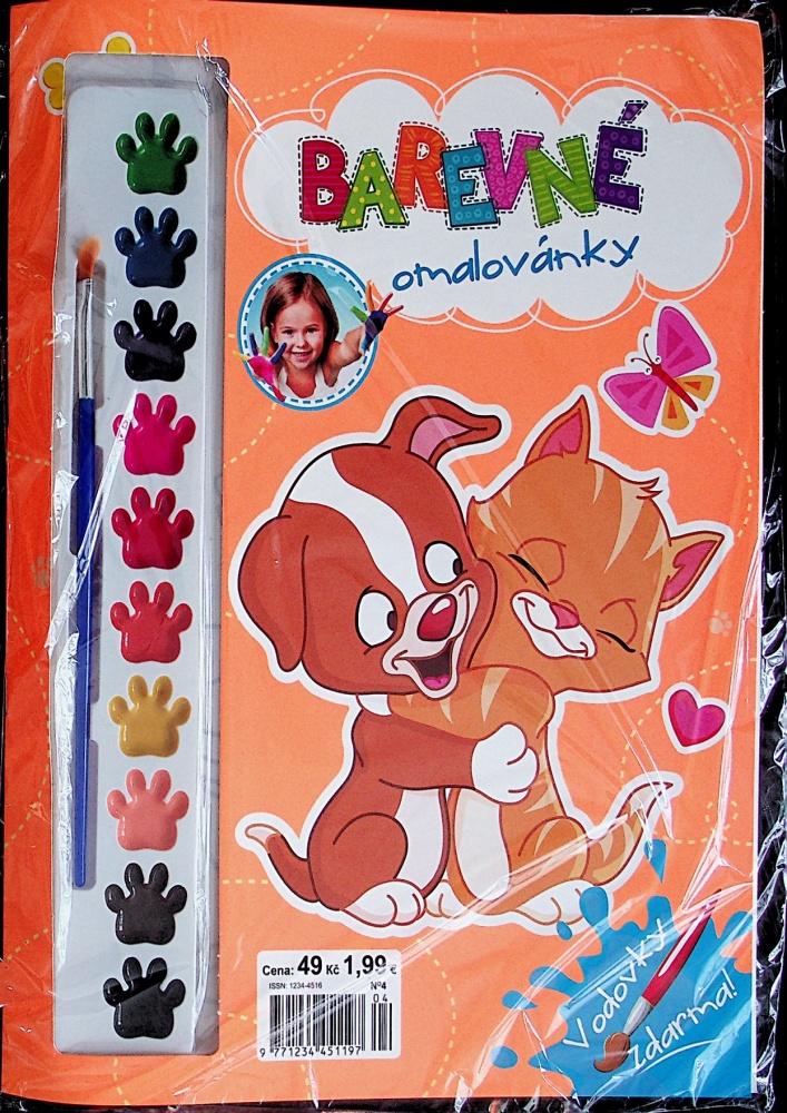 Barevné omalovánky Barevné omalovánky