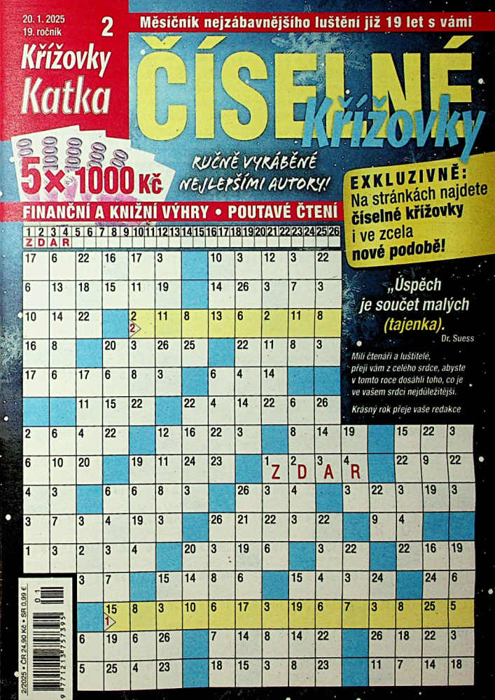 Katka sp.-Číselné křížovky (2/25)