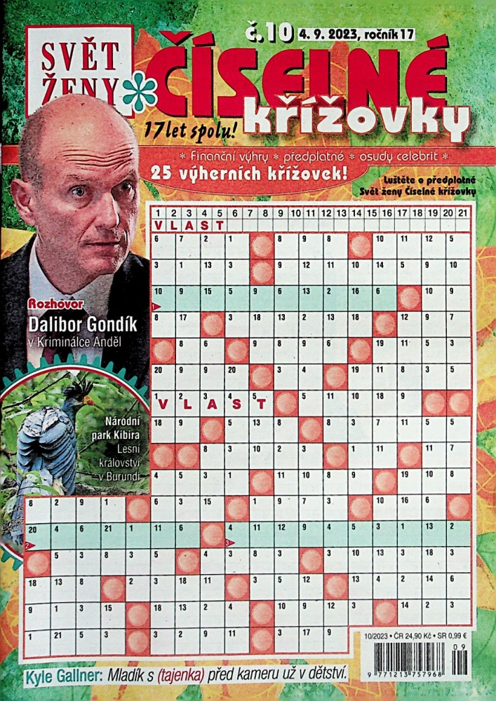 Svět ženy-číselné křížovky (10/23)