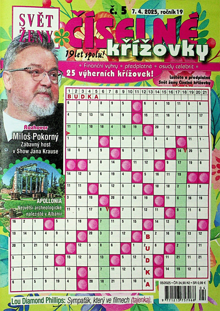 Svět ženy-číselné křížovky (5/25)