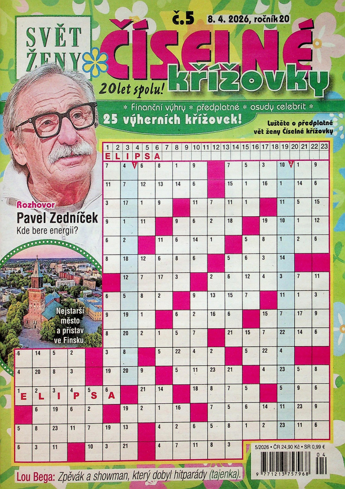 Svět ženy-číselné křížovky