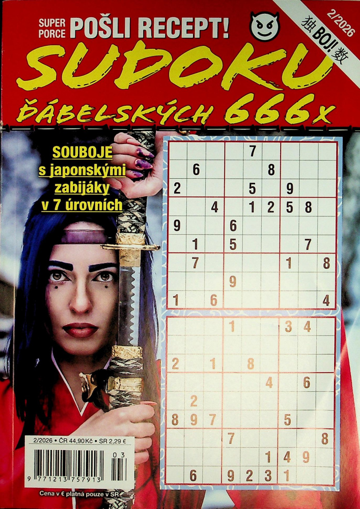 Posli receptSudoku Superporce