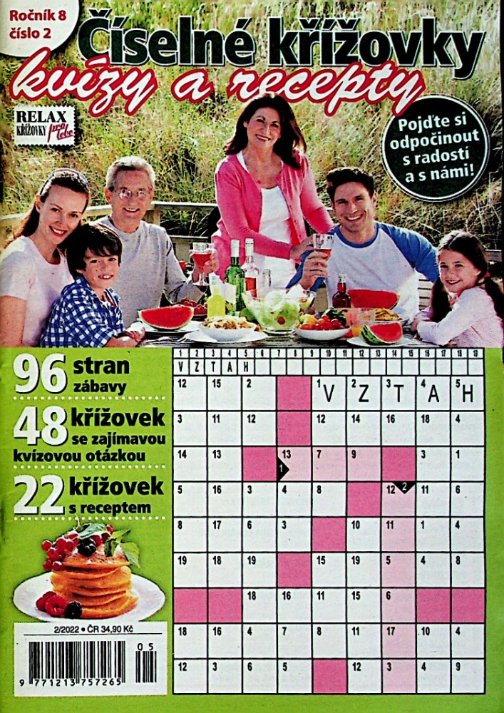 Číslené křížov.kvízy a recepty Číslené křížov.kvízy a recepty