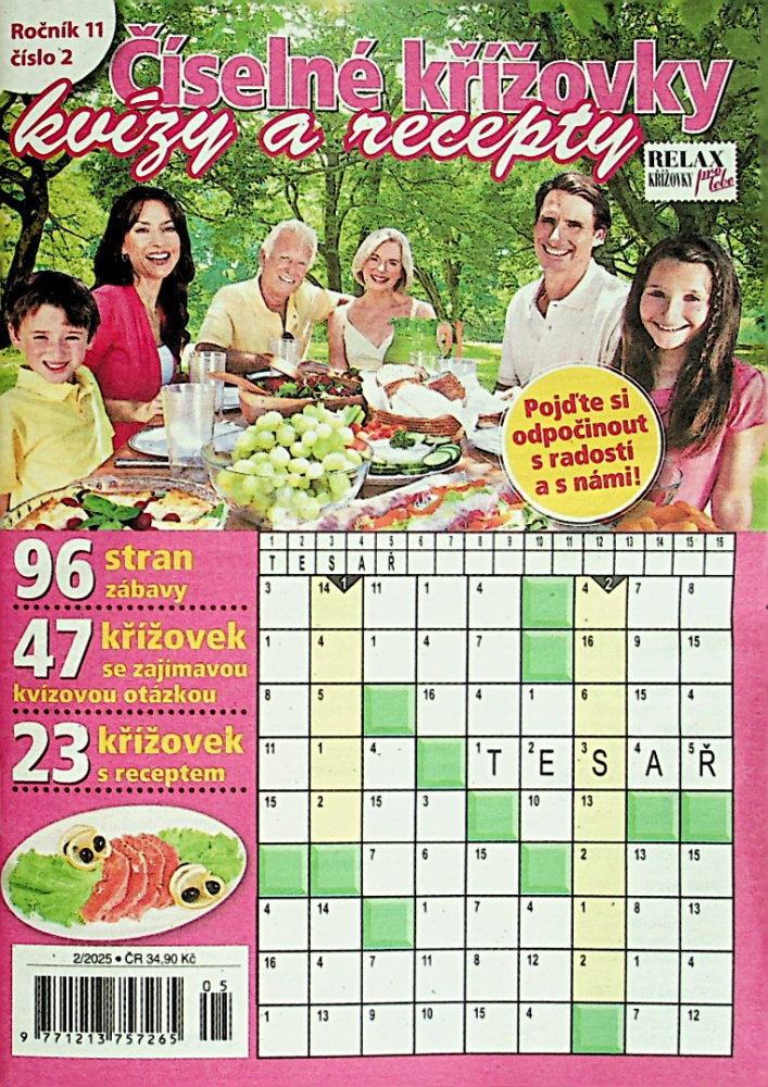 Číslené křížov.kvízy a recepty Číslené křížov.kvízy a recepty