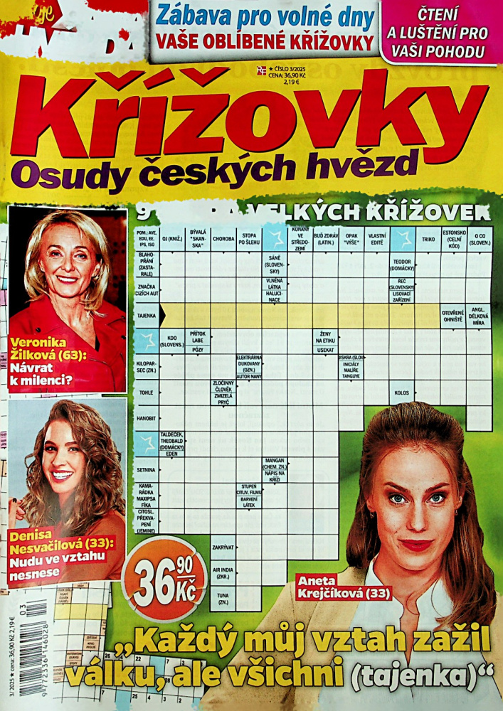 Moje šťastná hvězda - Křížovky Moje šťastná hvězda - Křížovky
