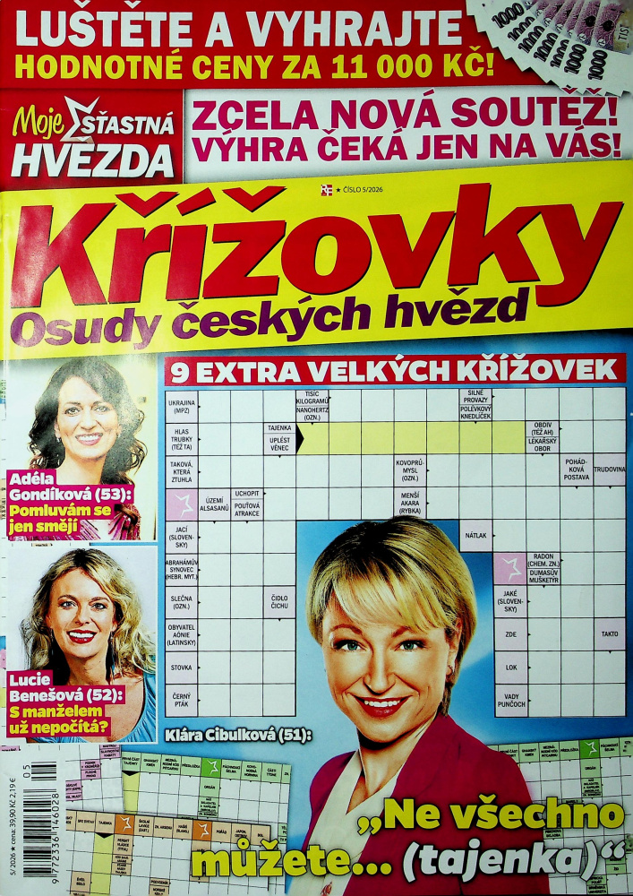 Moje šťastná hvězda - Křížovky