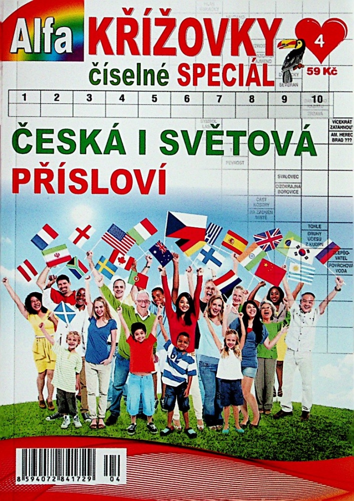 Alfa křížovky číselné speciál (4-22)