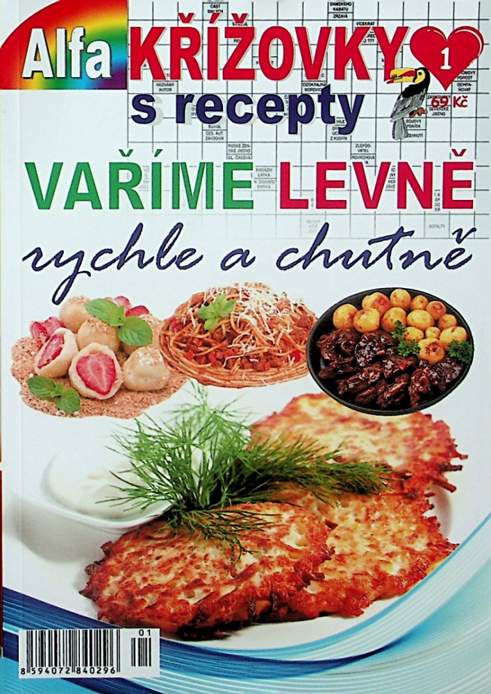 Alfa křížovky s recepty (1-23)