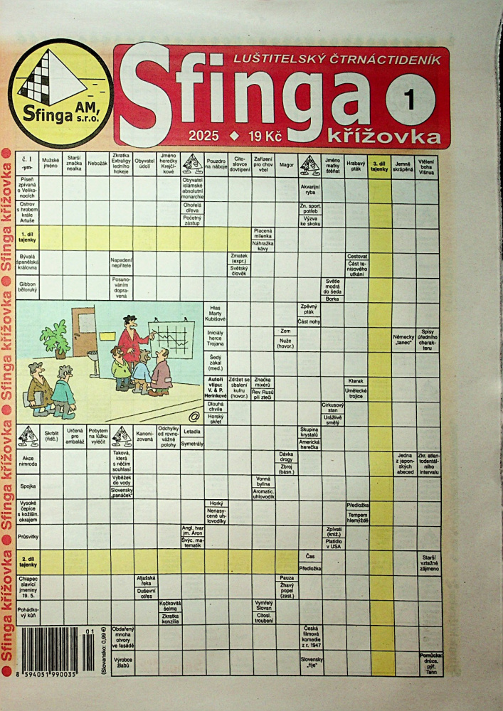 Sfinga křížovka (1/25)