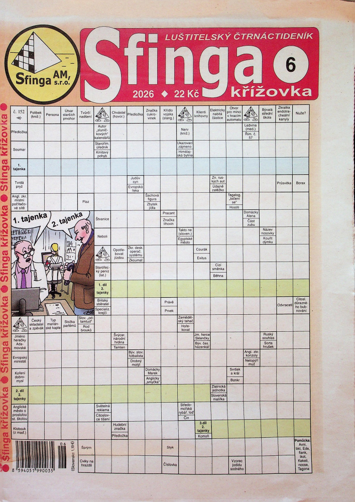 Sfinga křížovka (6/26)