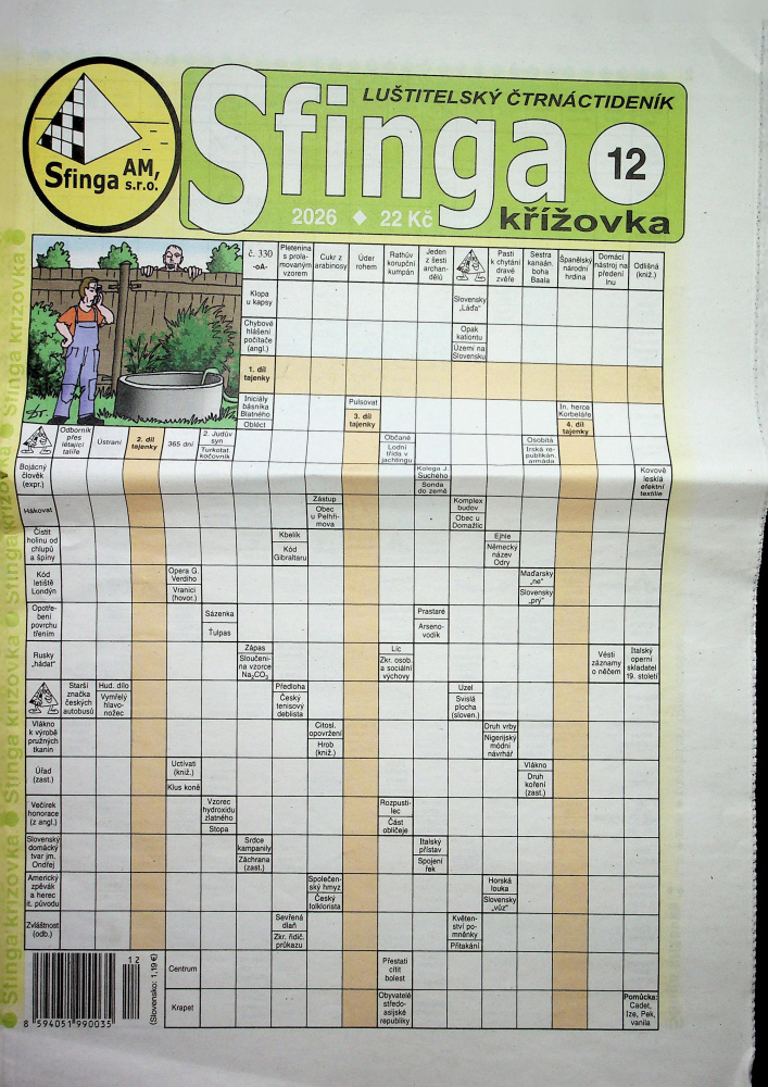 Sfinga křížovka