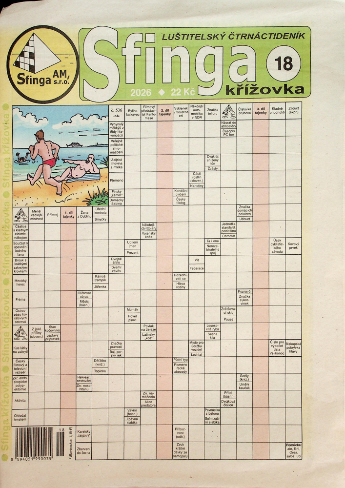 Sfinga křížovka (18/26)
