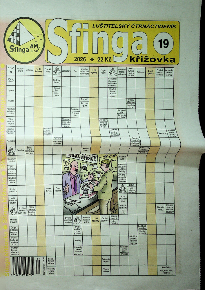 Sfinga křížovka