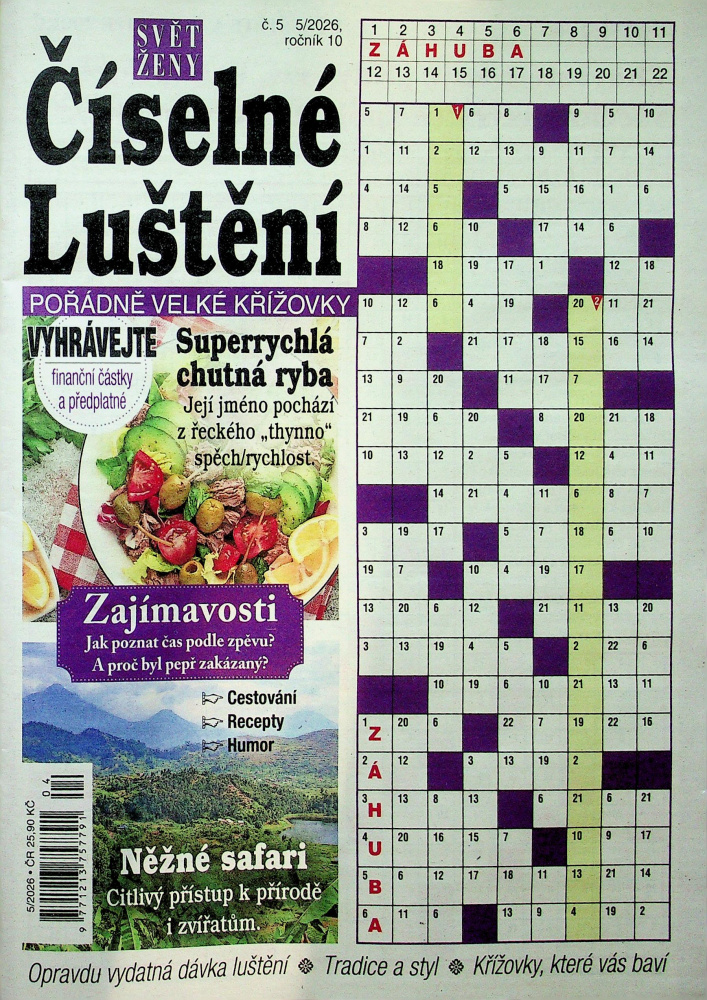 Svět Ženy-Číselné luštění