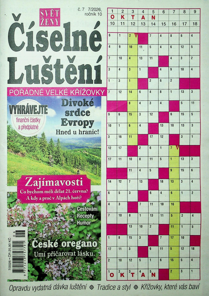 Svět Ženy-Číselné luštění