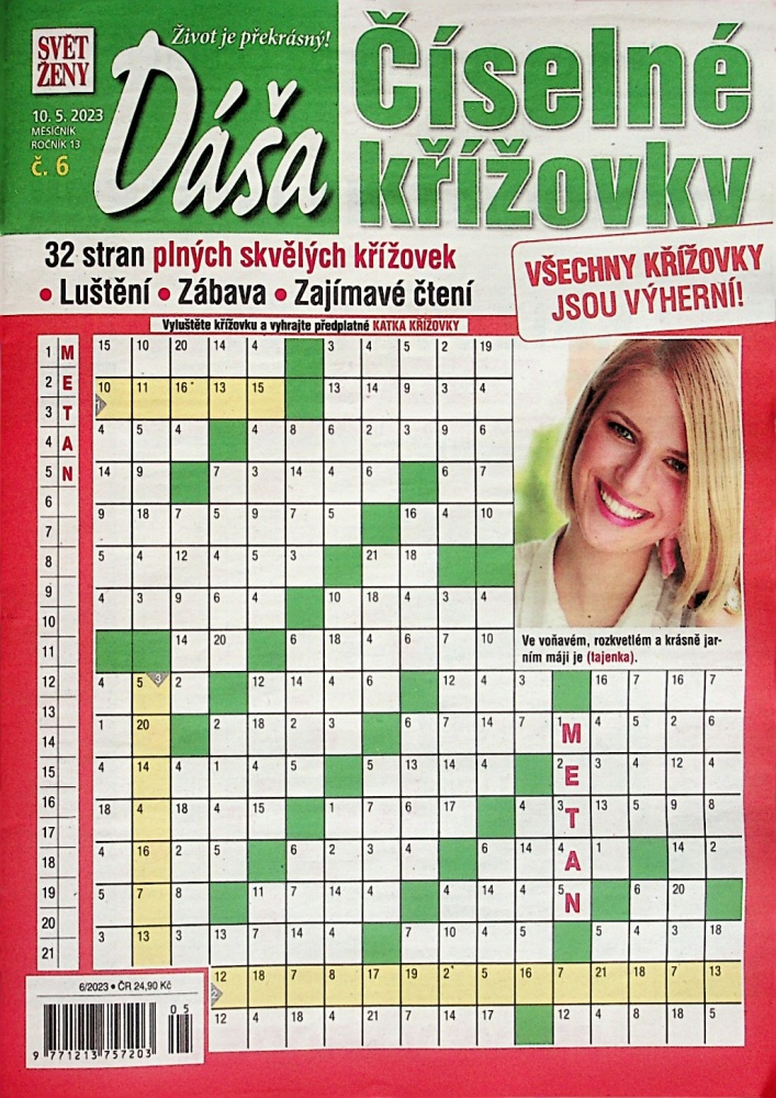 Dáša - číselné křížovky Dáša - číselné křížovky