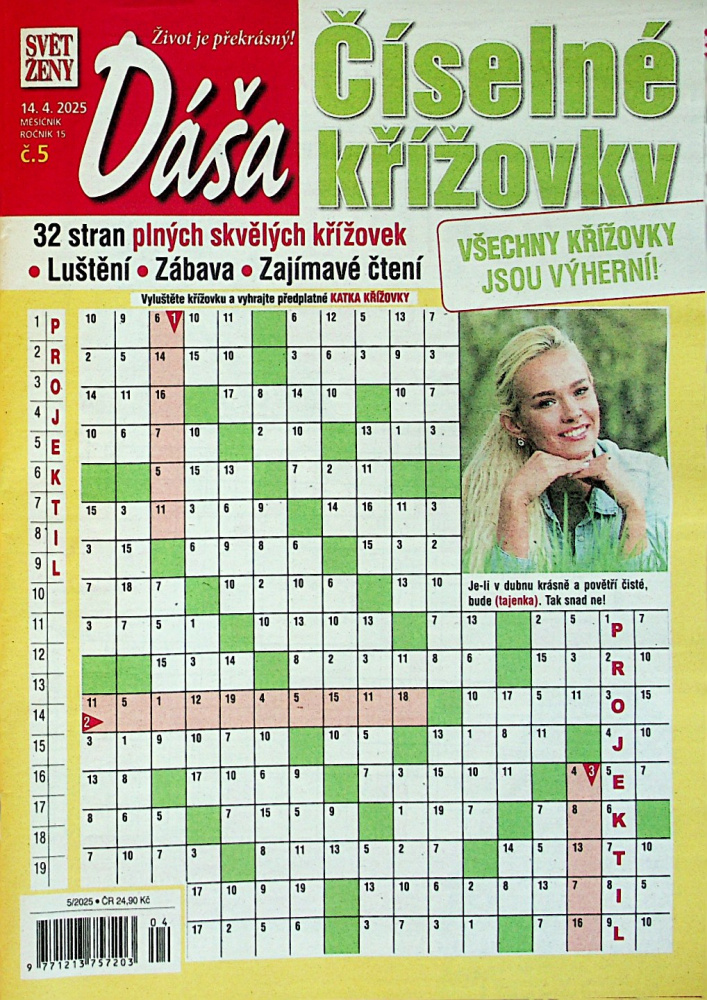 Dáša - číselné křížovky Dáša - číselné křížovky
