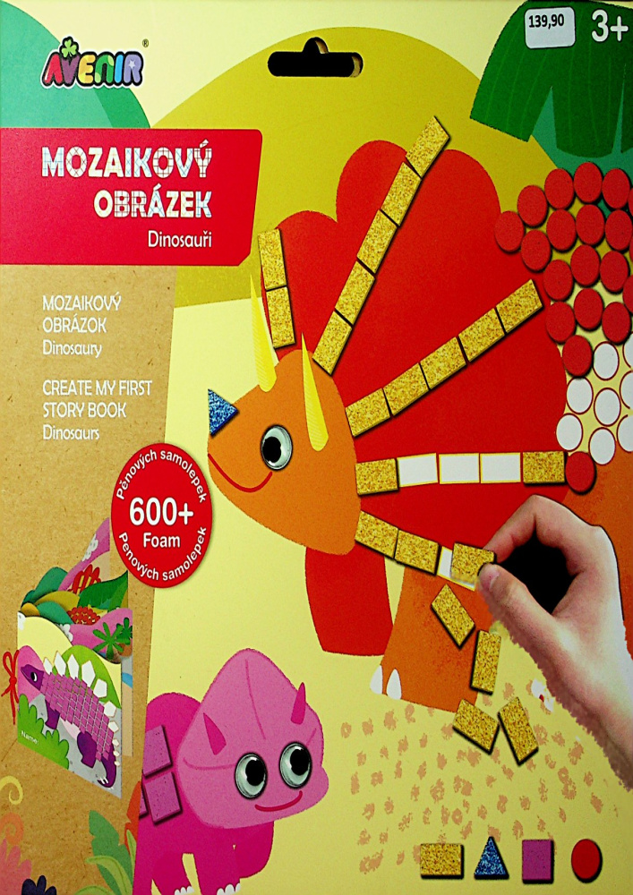 Mozaikový obrázek-Dinosauři Mozaikový obrázek-Dinosauři