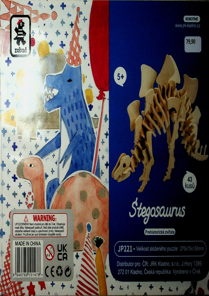 Stegosaurus 3D puzzle