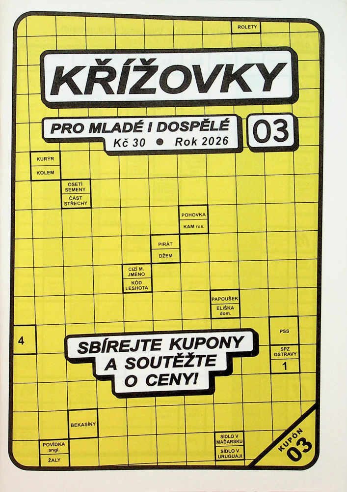 Křížovky pro mladé i dospělé (3/26)