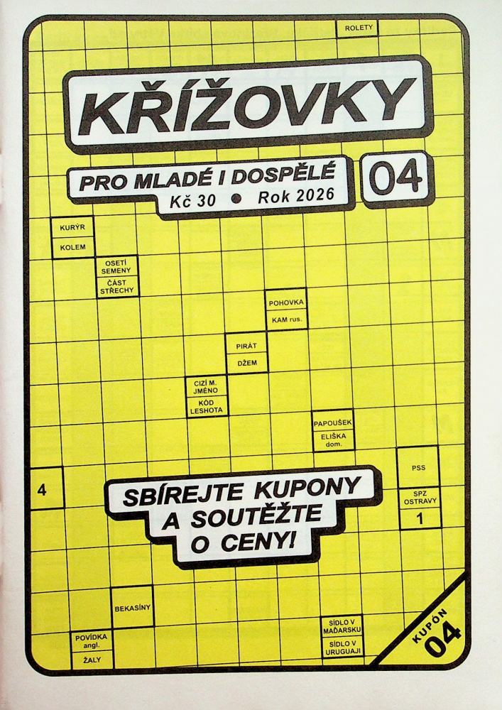 Křížovky pro mladé i dospělé