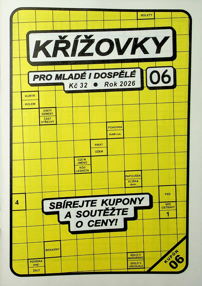 Křížovky pro mladé i dospělé