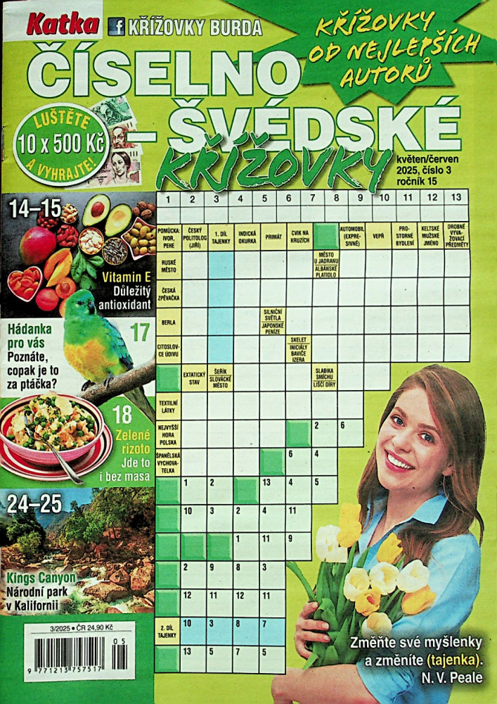KATKA ČÍSELNO-ŠVÉDSKÉ KŘÍŽOVKY KATKA ČÍSELNO-ŠVÉDSKÉ KŘÍŽOVKY