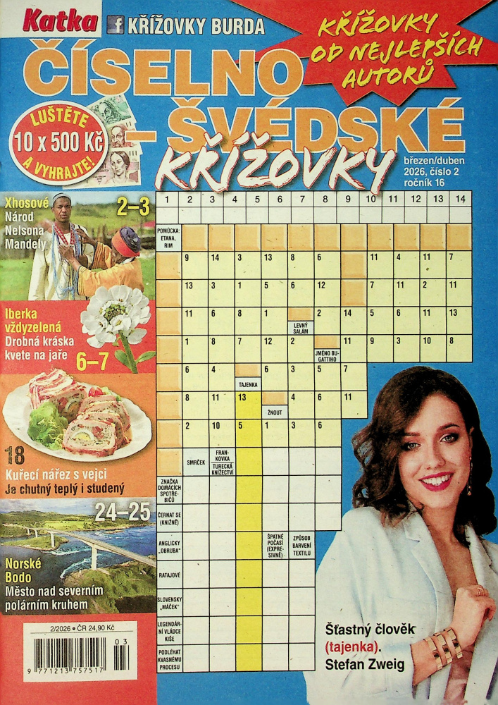 KATKA ČÍSELNO-ŠVÉDSKÉ KŘÍŽOVKY