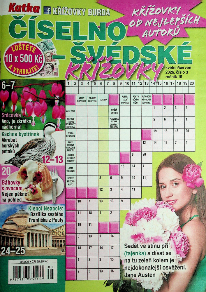 KATKA ČÍSELNO-ŠVÉDSKÉ KŘÍŽOVKY