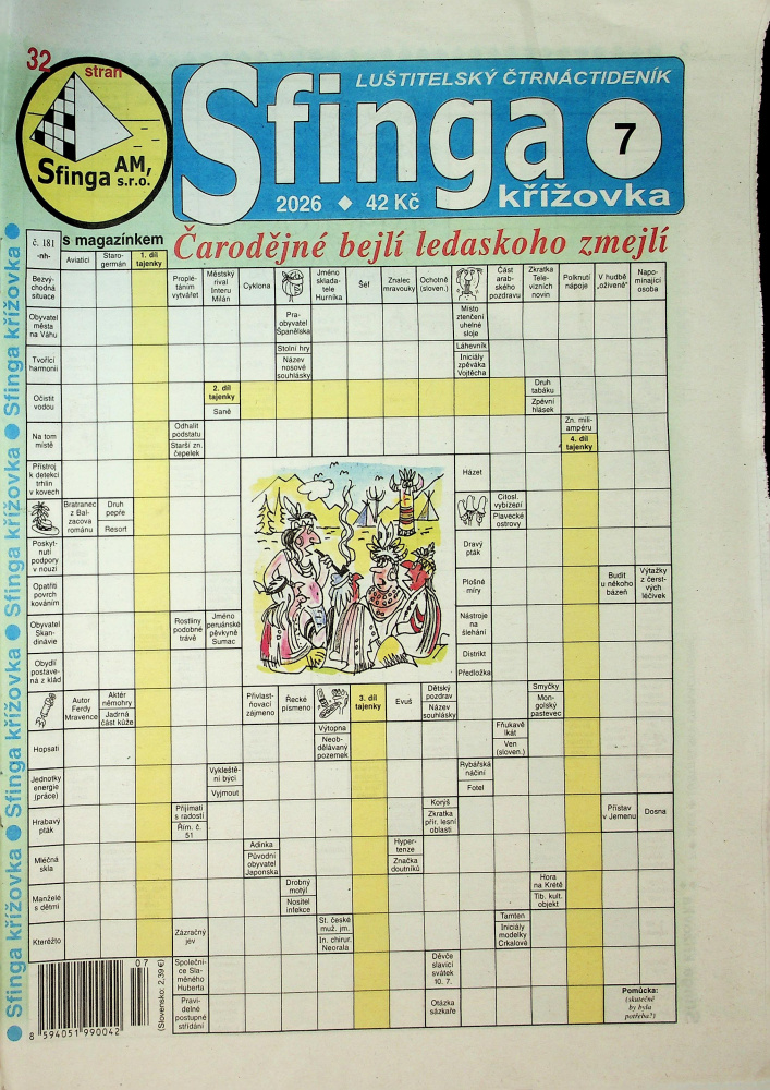 Sfinga křížovka rozšířené vyd.