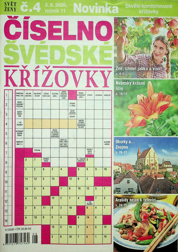SŽ Číselno-Švédské křížovky
