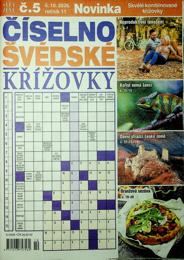 SŽ Číselno-Švédské křížovky