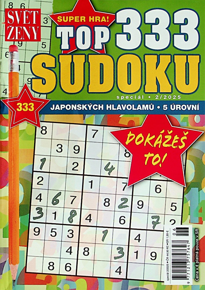 SŽ Top 333 sudoku
