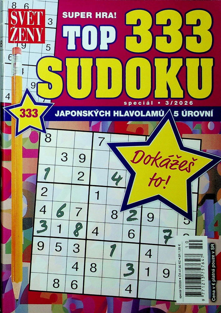 SŽ Top 333 sudoku